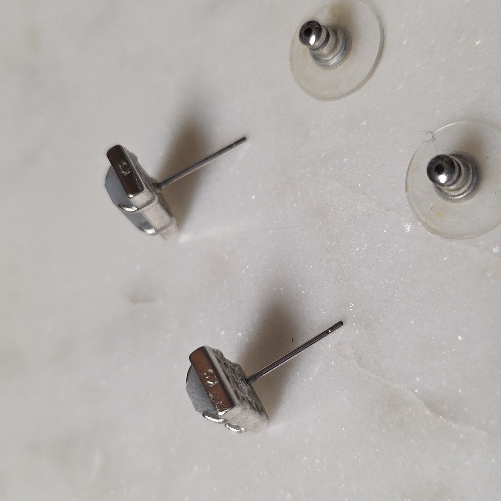 Kendra Scott Silver Rectangular Stud Earrings Pao… - image 8